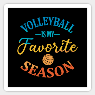 Volleyball is my Favorite Season Vinage Sticker